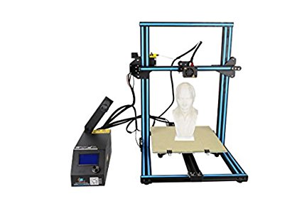 3D Printer CR 10S Blue Creality 3D Printer Updated Dual Z Axis 300×300×400mm Large Building Volume 0.05mm Cura PLA Free Filament & Tool Box