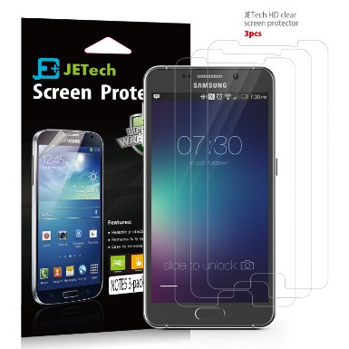 Galaxy Note 5 Screen Protector, JETech® 3-Pack Screen Protector film HD Clear Retail Packaging for Samsung Galaxy Note 5