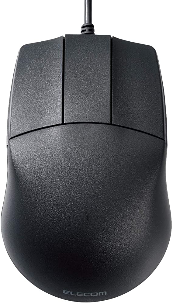 ELECOM Wired 3D-CAD Mouse No Scroll Wheel 3 Buttons BlueLED for Windows (M-CAD01UBBK)