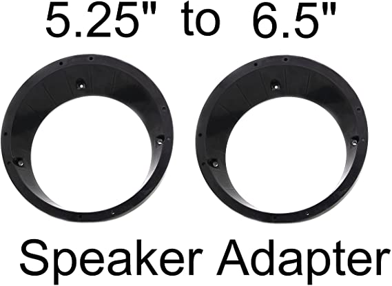 JSP Speaker Adapters Rings 5.25" To 6.5" For Harley Batwing FLHX FLHT Fairings 96-13