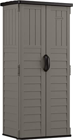 Suncast BMS1250SB Vertical Storage Shed, Stoney