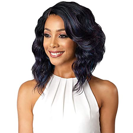 Bobbi Boss Synthetic Swiss Lace Front Wig - MLF-181 Denna (TT/OLBERRY)