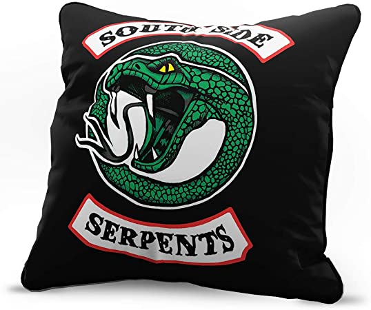 Jay Franco Riverdale South Side Serpents Decorative Pillow Single Pack Throw Pillow Cover, Measures 15 Inches x 15 Inches