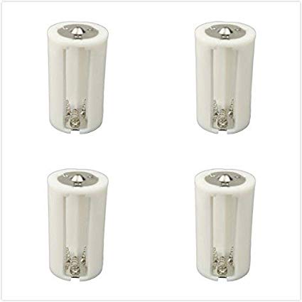 DSLRKIT 3AA(LR6) to D Size Parallel Battery Convertor Adapter Holder (pack of 4)