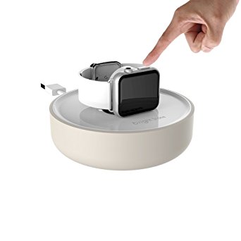 Bright Stone,Apple Watch Stand Dock,Charging Stand Holder for All iWatch with Cable Management (Light Grey)