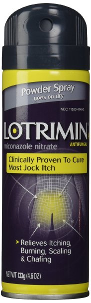 Lotrimin AF Antifungal Powder Spray for Jock Itch, 4.6 Ounce