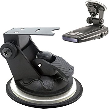 ChargerCity Car Dashboard & Windshield Suction Cup Mount for Escort Passport 9500ix 9500i 8500 and Beltronics Vector Radar Detectors