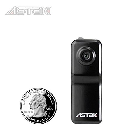 Astak CM-D008 Micro Mini digital DV DVR Video Recorder Hidden Camera Webcam Camcorder Standard VGA 640480 with 2 GB Micro SD Card, AC Adapter