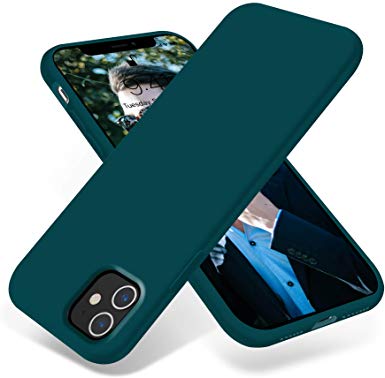 OTOFLY iPhone 11 Case,Ultra Slim Fit iPhone Case Liquid Silicone Gel Cover with Full Body Protection Anti-Scratch Shockproof Case Compatible with iPhone 11 (Teal)