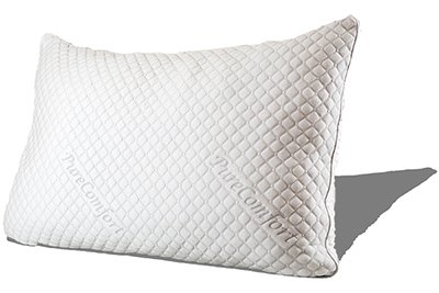 PureComfort – Internet’s Most Comfortable Pillow | Adjustable Loft | Neck & Back Pain Relief | CertiPUR-US Premium Memory Foam Fill | Hypoallergenic | 5Yr Warranty | 100 Night Trial – King