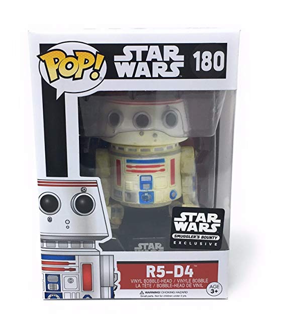 R5-D4 Funko POP! Vinyl Bobble Head Figurine 180 Star Wars Exclusive (In Original Box)