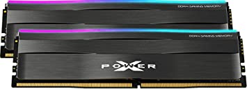 Silicon Power DDR4 16GB (8GBx2) Zenith RGB RAM Gaming 3200MHz (PC4 25600) 288-pin C16 1.35V UDIMM Desktop Memory Module - Low Voltage SP016GXLZU320BDD