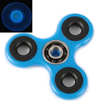 Fidget Toy Spinner, RunRRIn Hand Spinner Glow in the Dark with Hybrid Ceramic Bearing Anti- Anxiety, ADD,Adhd and Stress Relief