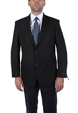 P&L Men's Modern Fit Two-Button Blazer Suit Separate Jacket