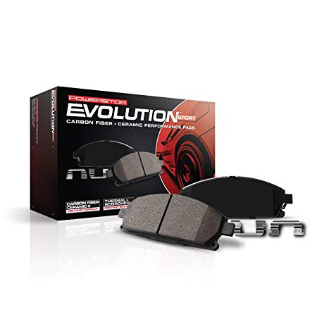 Power Stop Z23-1282, Z23 Evolution Sport Carbon-Fiber Ceramic Front Brake Pads