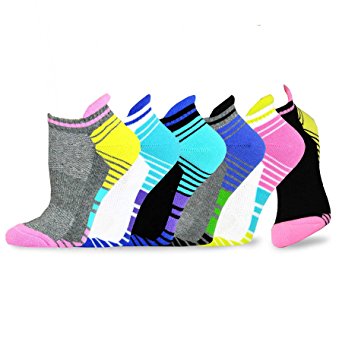 Teehee Cotton Cushioned Low Cut Socks for Women Variety Packs