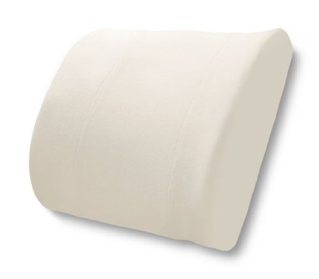 HoMedics OT-LUM Therapy Lumbar Cushion Support Pillow with Velour Cover