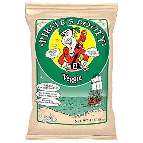 Pirate’s Booty Snack Puffs, Veggie, 4 oz.