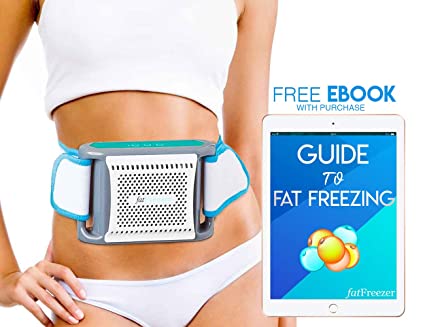 Fat Freezer Patented At Home Cryolipolysis System with FREE Ebook - Target Stubborn Fat in Arms, Waist, Thighs, Stomach and Lovehandles