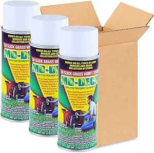 Mo Deck Spray Lawn Mower Grass Non-Stick (11 oz. Aerosol Can) (Pack of 3), Clear