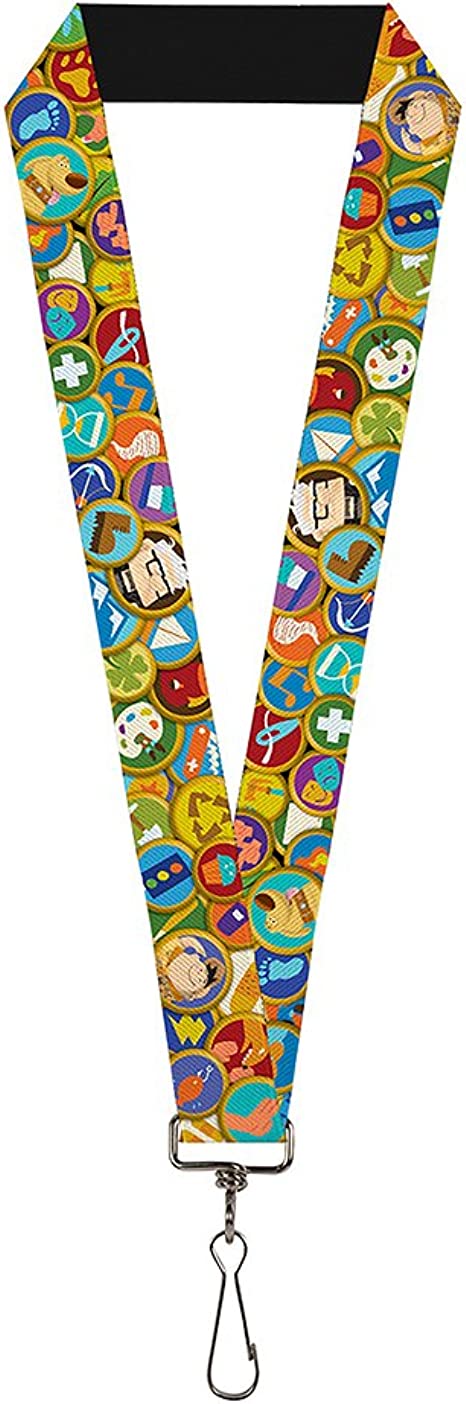 Buckle Down Lanyard-1.0-Stacked Wilderness Explorers Badges