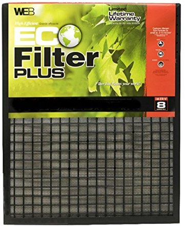 WEB Eco Filter Plus 20x25x1 Air and Furnace Filter
