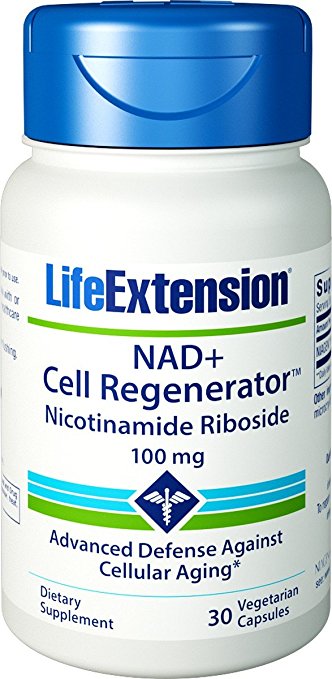 Life Extension Nad  Cell Regenerator Nicotinamide Riboside Capsules, 30 Count (2 Pack)