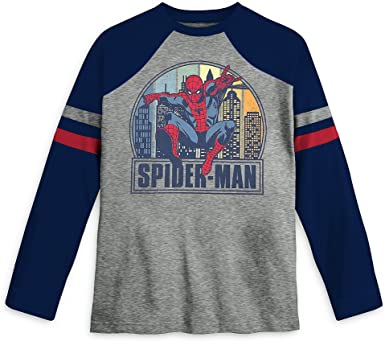 Marvel Spider-Man Long Sleeve Raglan Tee for Boys