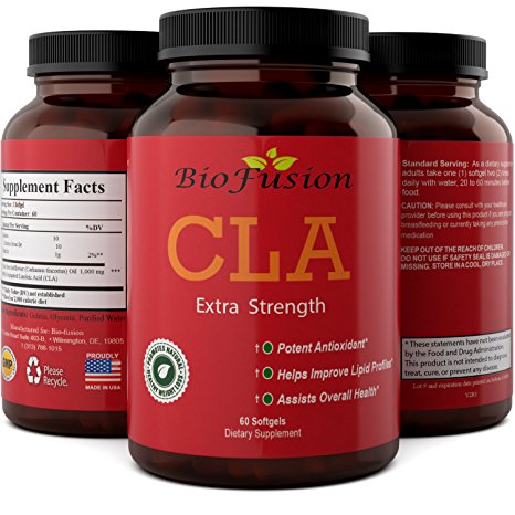 Potent And Pure Conjugated Linoleic Acid Weight Loss Pills – Burn Belly Fat – Safflower Oil Boost Metabolism – Rapid Weight Loss Softgels – CLA Supplement Weight Loss For Women By Biofusion