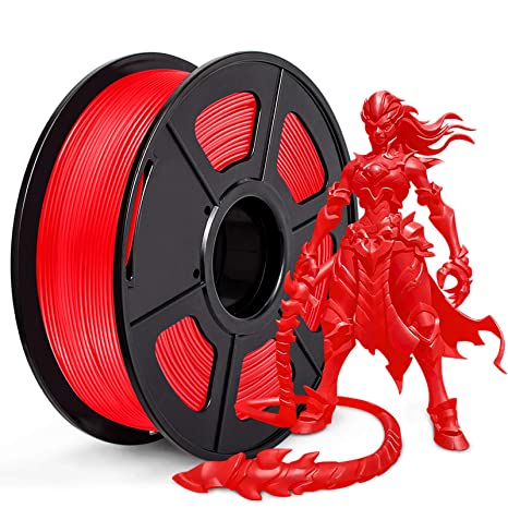 3D Printer PLA Filament 1.75, White PLA Filament 1.75mm, Fit FDM 3D Printer, 1KG Spool, Dimensional Accuracy  /- 0.02 mm, PLA White