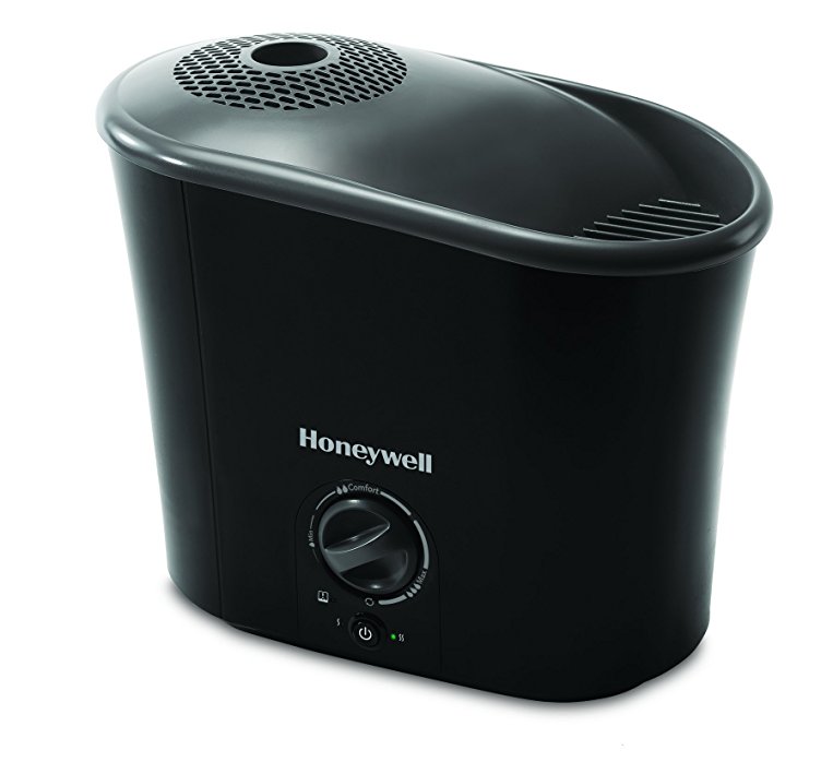 Honeywell HWM-340B Easy-to-Care Warm Mist Humidifier, 1.3 Gallons, Black