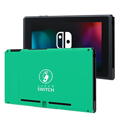 BASSTOP Portable DIY Replacement Housing Shell Case for Switch NS NX Console without Electronics (Green)