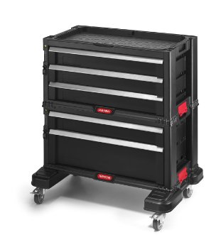 Keter 5-Drawer Modular Garage and Tool Organizer and Storage System Tool Chest