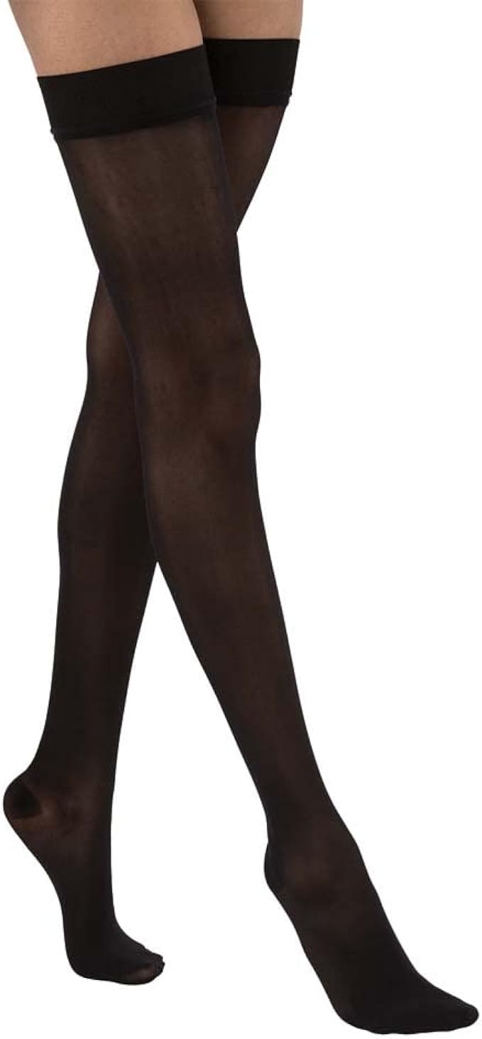 JOBST UltraSheer Compression Stockings, 8-15 mmHg, Thigh High, Closed Toe