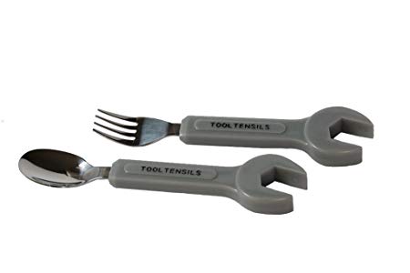 Toddler Fork & Spoon Set (Wrench)