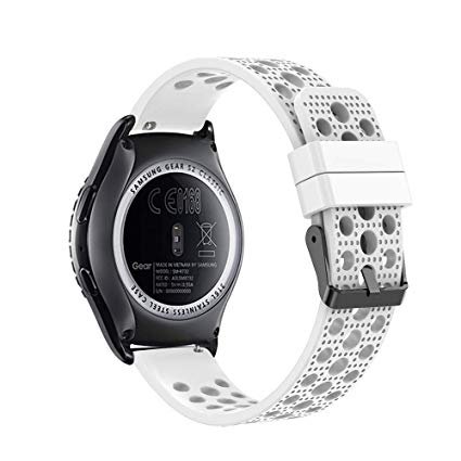 Molitec 20mm Quick Release Watch Band for Samsung Gear Sport/for Garmin Vivoactive 3/Huawei Watch 2/for Garmin Forerunner 645/for Garmin Vivomove HR Smartwatch