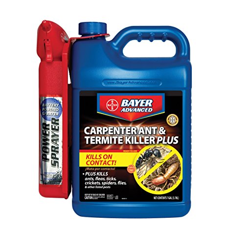 Bayer Advanced 700335 Carpenter Ant and Termite Killer Power Sprayer, 1.3-Gallon