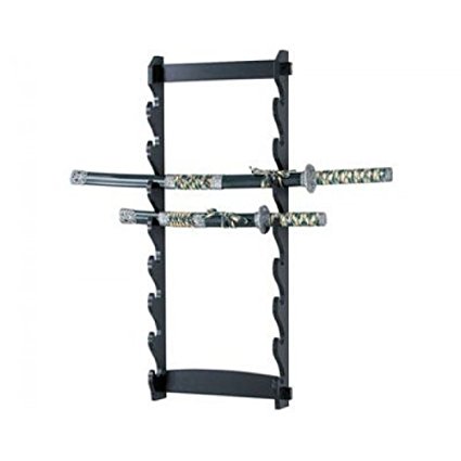 BladesUSA WS-8W 8-Tier Wall Mount Sword Stand