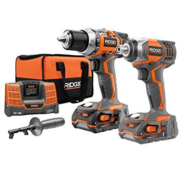 Ridgid ZRR9600 X4 Hyper 18V Cordless Lithium-Ion 1/2 in. Drill Driver and Impact Driver Combo Kit (Certified Refurbished)