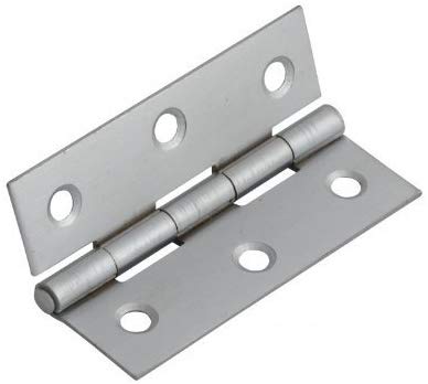 Forge 75mm Butt Hinge with Satin Chrome Finish (Pack of 2)