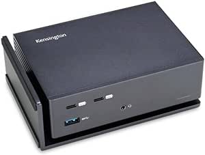 Kensington SD5560T - Station d'Accueil Thunderbolt 3 & USB-C, 2 Sorties Vidéo 4K, Alimentation PD 96W, pour Windows & macOS, Installation Plug & Play, Placement Horizontal ou Vertical (K37010EU)