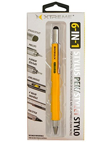 Rebelite Signature Touch 6-in-1 Combo Stylus Pen for All Smartphones - Yellow
