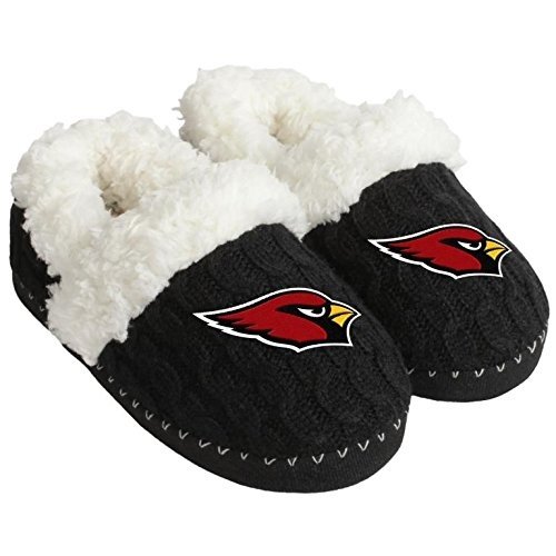 Forever Collectibles NFL Football Womens Team Color Fur Moccasin Slippers Shoe