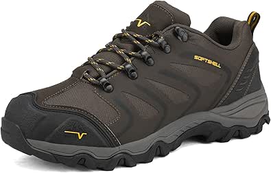 NORTIV 8 Men's Low Top Waterproof Hiking Shoes Trekking Trails Outdoor Work Shoes