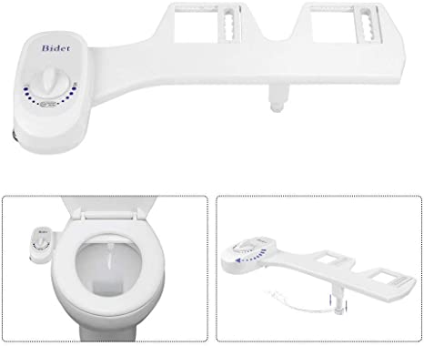 ROHSCE Toilet Seat Bidet Sprayer,Practical Bidet Water Sprayer Ass Wash Single Nozzle Bathroom Attachment Toilet Seat Cold Water Sprayer