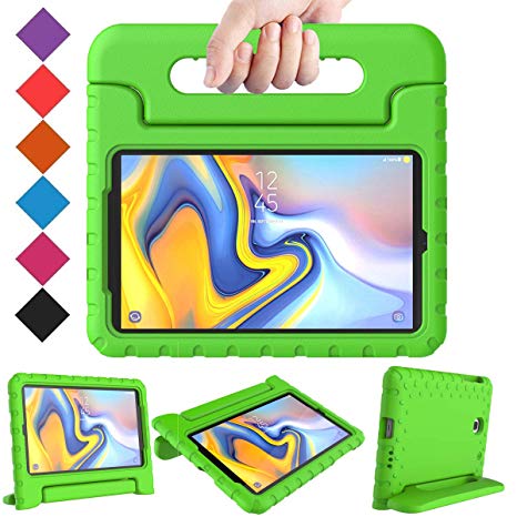 BMOUO Kids Case for Samsung Galaxy Tab A 8.0 2018 SM-T387, Shockproof Light Weight Protective Handle Stand Kids Case for Galaxy Tab A 8.0 Inch 2018 Release SM-T387 - Green