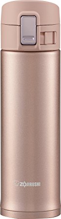 Zojirushi SM-KB48PX Stainless Steel Travel Mug, 16-Ounce/0.48-Liter, Pink Champagne