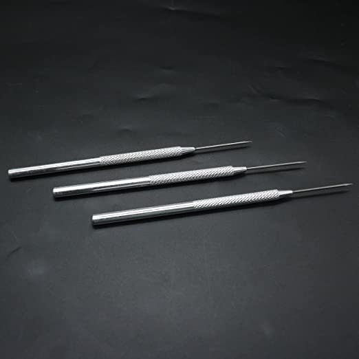 Gonioa Clay Modeling Sculpture Needle, Playdough Pro Needle Detail Tools, 3 Pcs