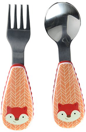 Skip Hop ZOOtensils Fork and Spoon, Fox