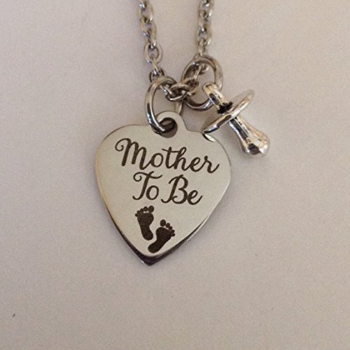 Mother to be necklace - expecting - pregnancy - new mother gifts - petite stainless steel